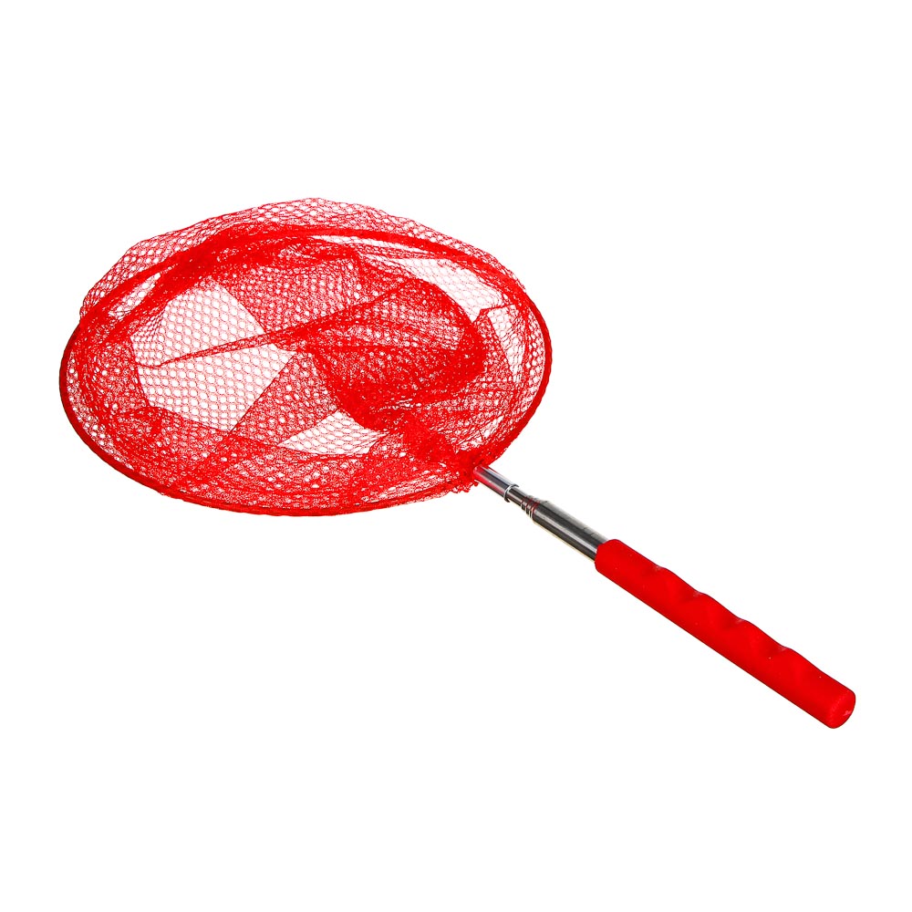 Сачок телескопический, ИГРОЛЕНД, 20х80см, сталь, полиэстер, PE, арт.№ 134-158