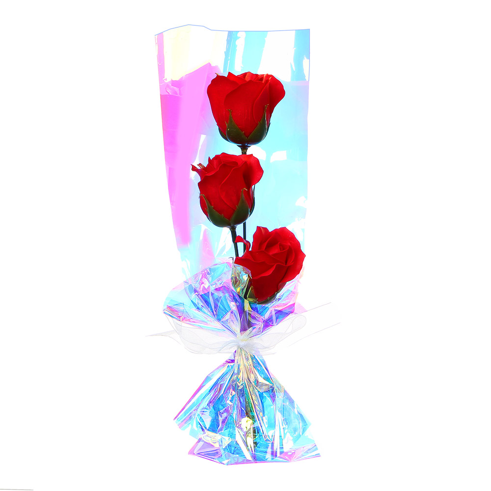 LADECOR Букет из мыльных лепестков, 8х8х35 см, арт k-686, 4 цвета, арт.№ 516-004
