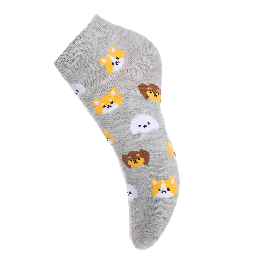 GALANTE Носки женские, р.23-25, 85% хлопок, 10% полиэстер, 5% спандекс, разноцветные, НН22-13, арт.№ 019-131