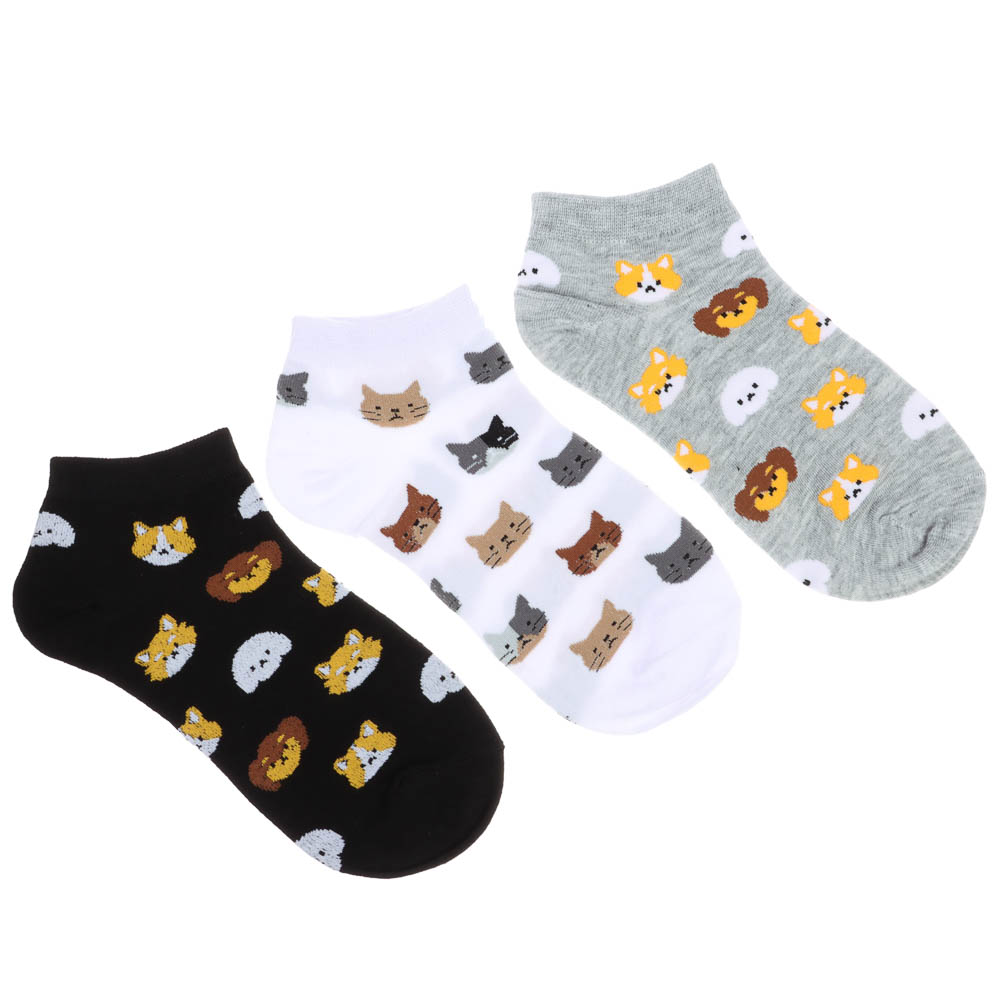 GALANTE Носки женские, р.23-25, 85% хлопок, 10% полиэстер, 5% спандекс, разноцветные, НН22-13, арт.№ 019-131