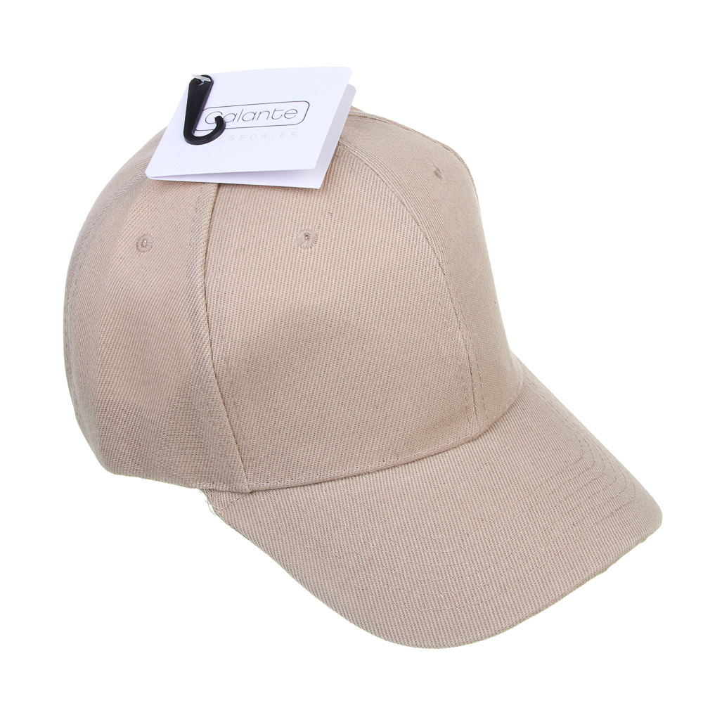 GALANTE Кепка взрослая, р.58, 100% полиэстер, 6 цветов, ВЛ25-21, арт.№ 314-919