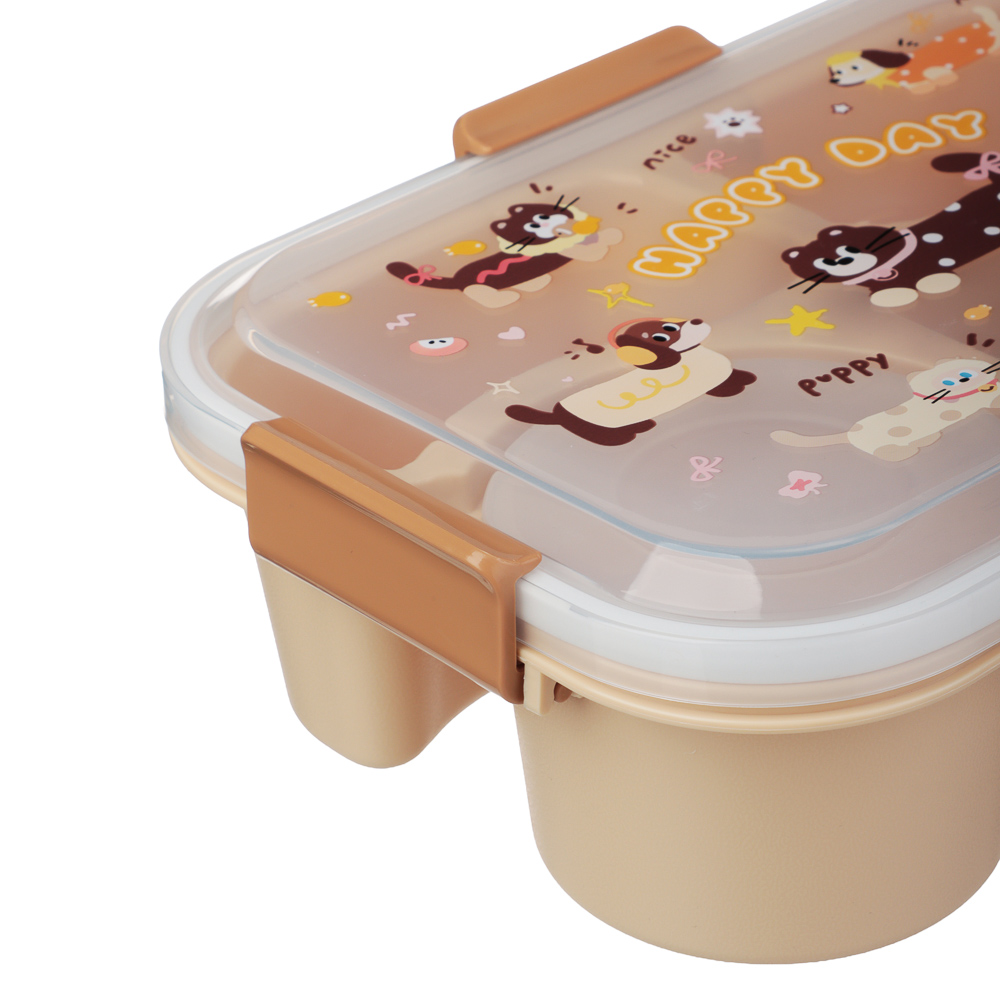 Ланчбокc тм VETTA Собачки 22.5*16*7.5см, арт.№ 829-242