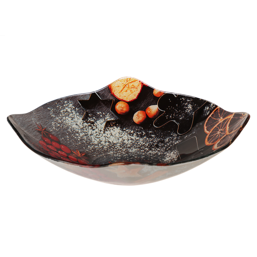 Ягодное ассорти Салатник квадратный, 20х5см, стекло, арт.№ 820-793