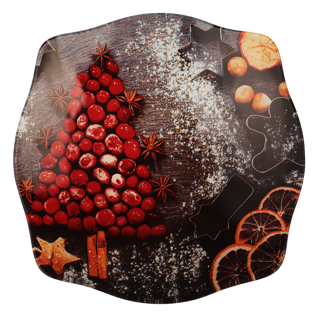 Ягодное ассорти Салатник квадратный, 20х5см, стекло, арт.№ 820-793