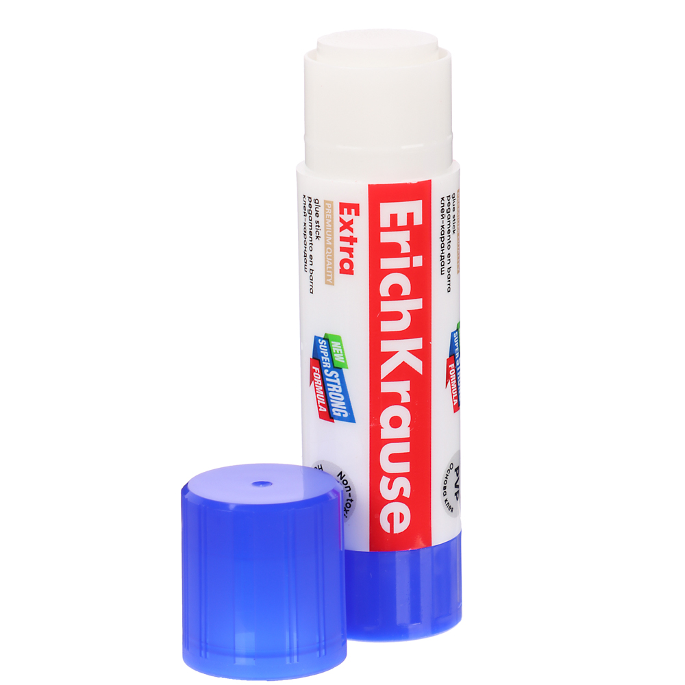 Клей-карандаш Erich Krause "Экстра" 15 грамм, на основе PVP, 4443, арт.№ 586-044