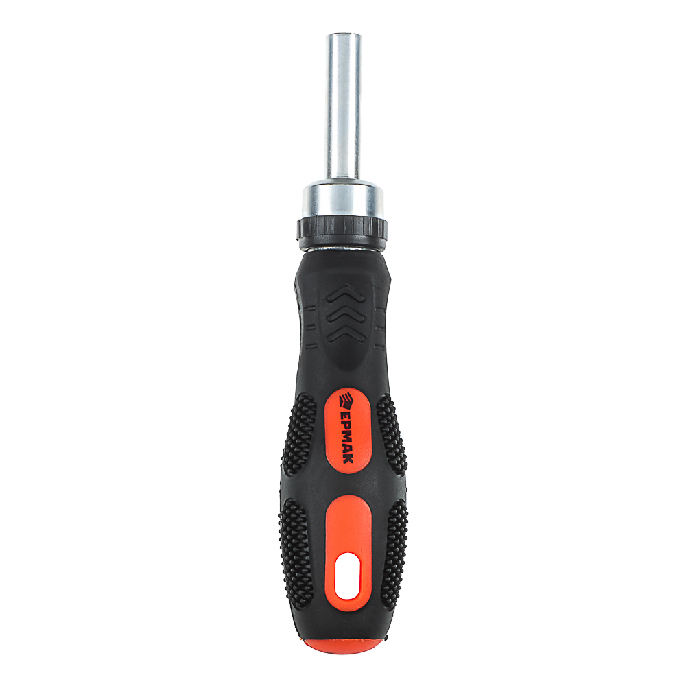 ЕРМАК Отвертка реверсив.,адаптер 1/4,биты:SL4,SL5.5,SL6.5,PH1,PH2,PZ1,PZ2,TORX10,TORX15,TORX20,сталь, арт.№ 651-197
