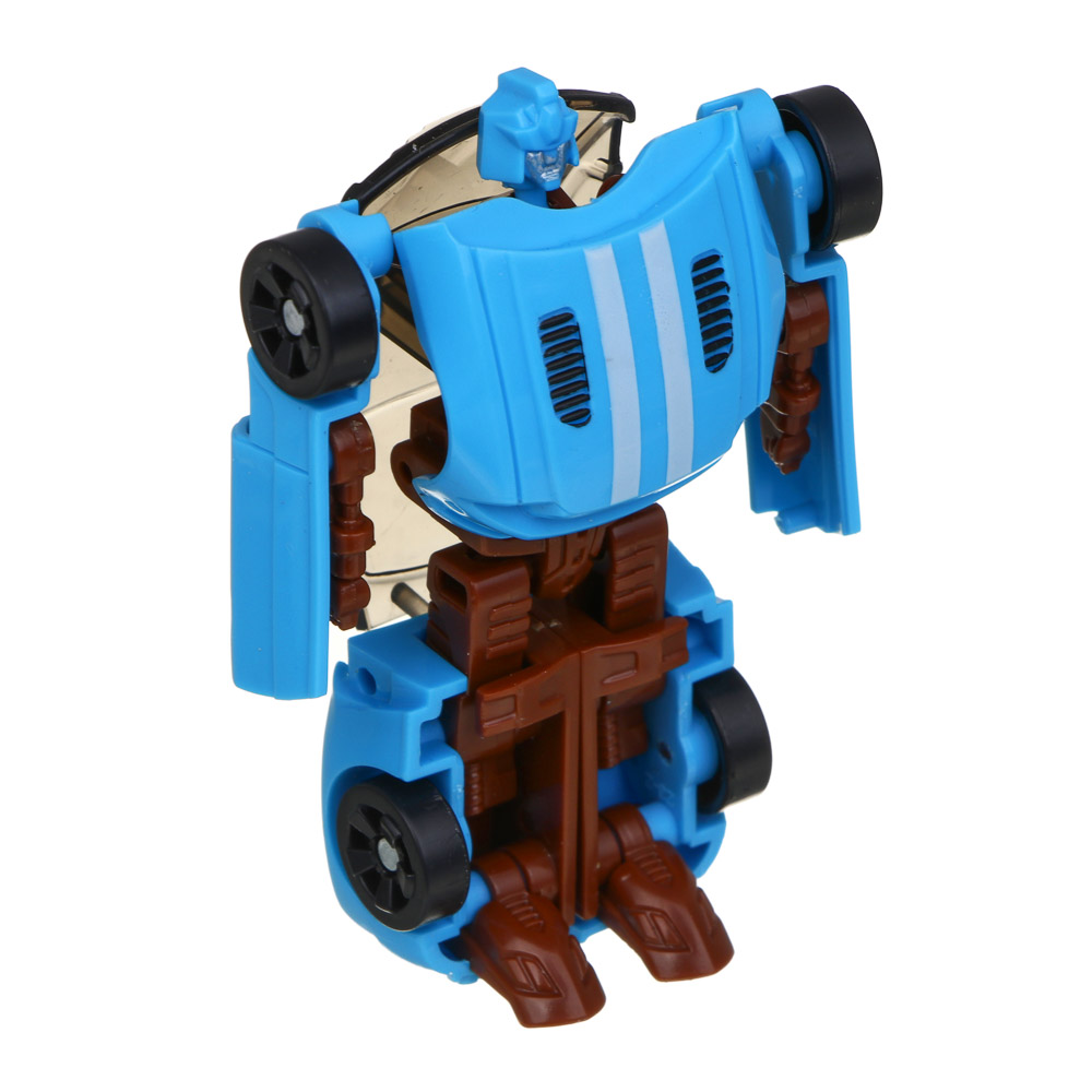 ИГРОЛЕНД Робот "Городские Автороботы", трансформируется в машину, ABS, 9х5х15 см, 6 дизайнов, арт.№ 296-120