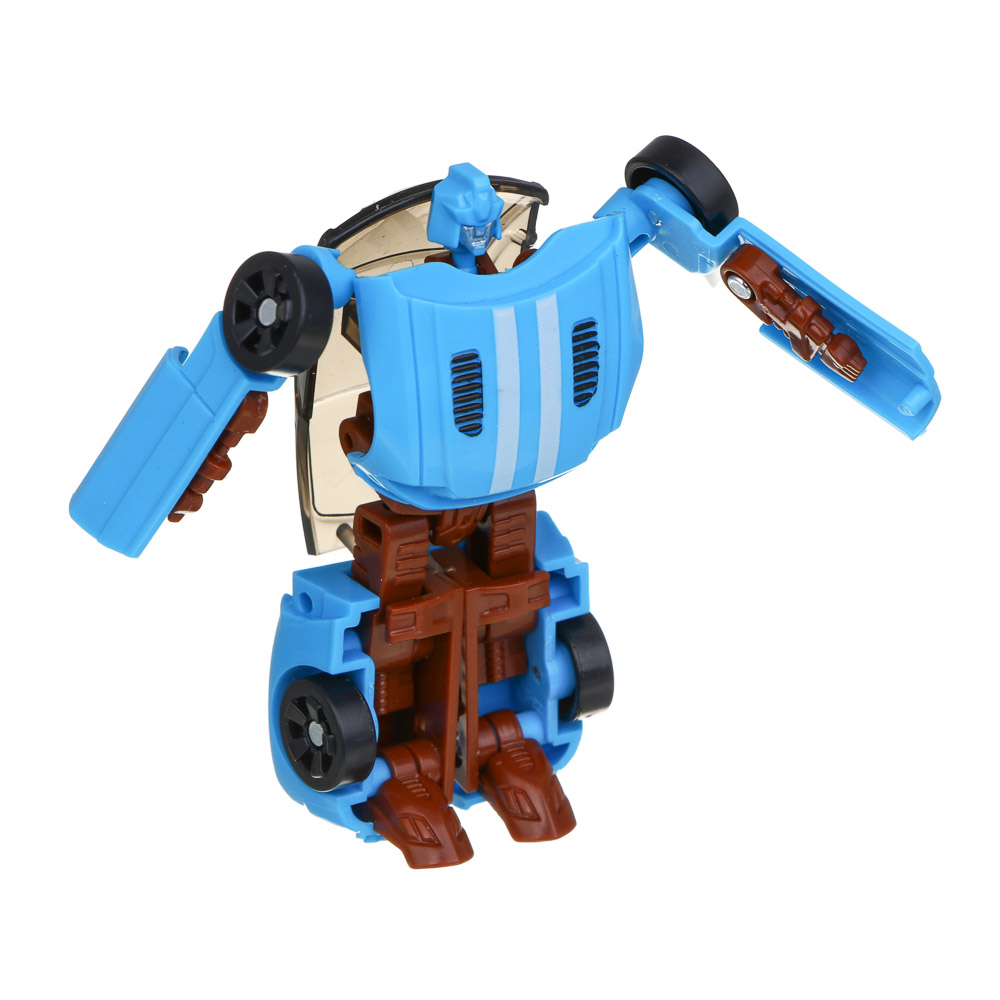 ИГРОЛЕНД Робот "Городские Автороботы", трансформируется в машину, ABS, 9х5х15 см, 6 дизайнов, арт.№ 296-120