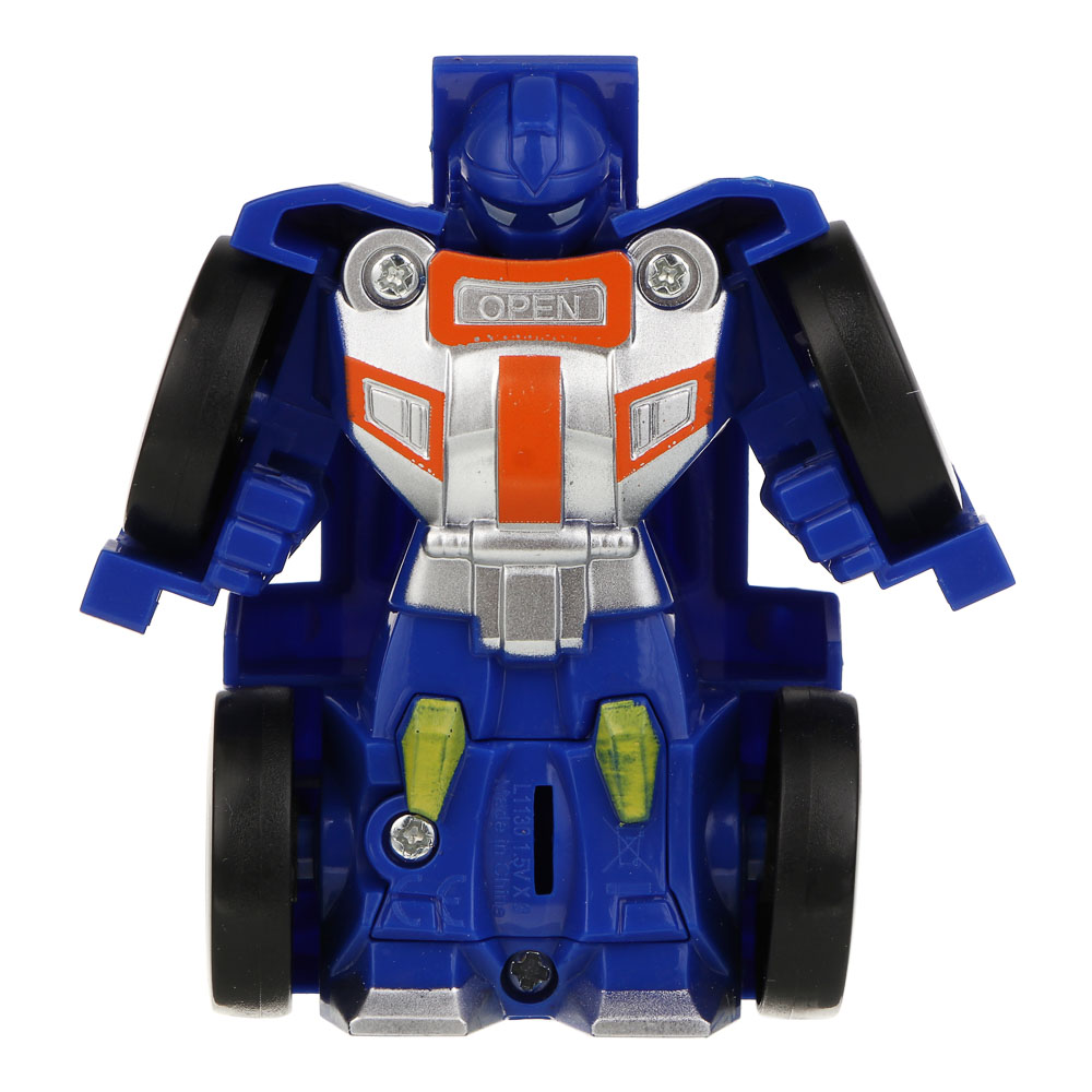 ИГРОЛЕНД Робот маленький, трансформируется в машину, ABS, 20х4,5х13, 4 диз., арт.№ 296-121