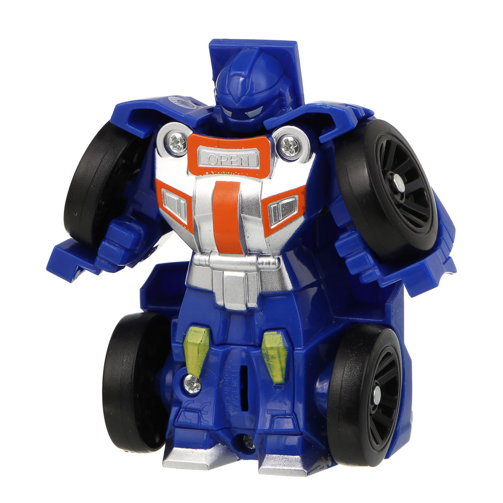 ИГРОЛЕНД Робот маленький, трансформируется в машину, ABS, 20х4,5х13, 4 диз., арт.№ 296-121