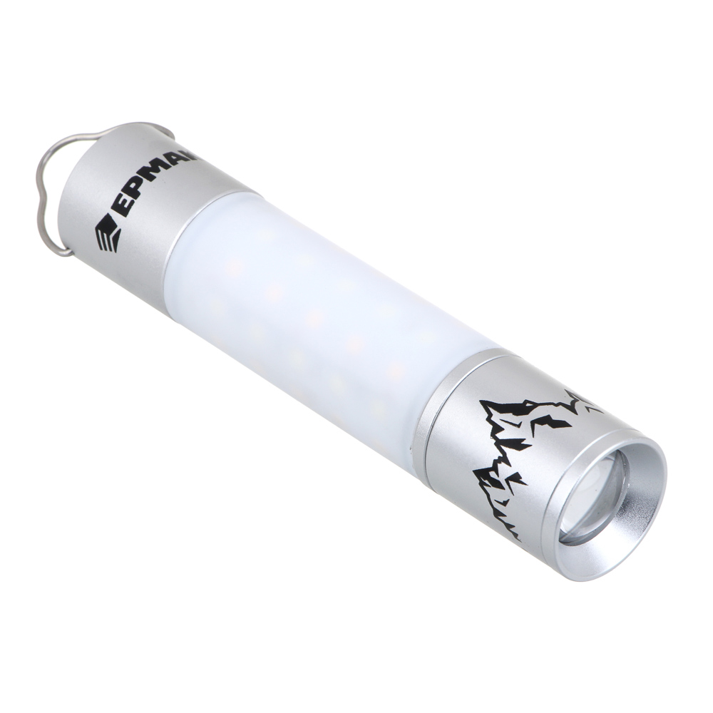ЕРМАК Фонарь-светильник с фокусировкой, теплый и холодный свет, 6 режимов, 800мАч, 123х26,5мм, арт.№ 224-073