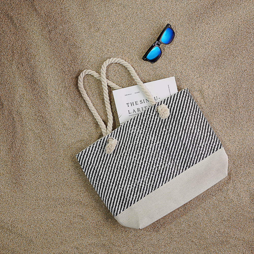 ЮL Сумка пляжная 44х33х11 см, 100% полиэстер, 3 цвета, арт.№ 337-048