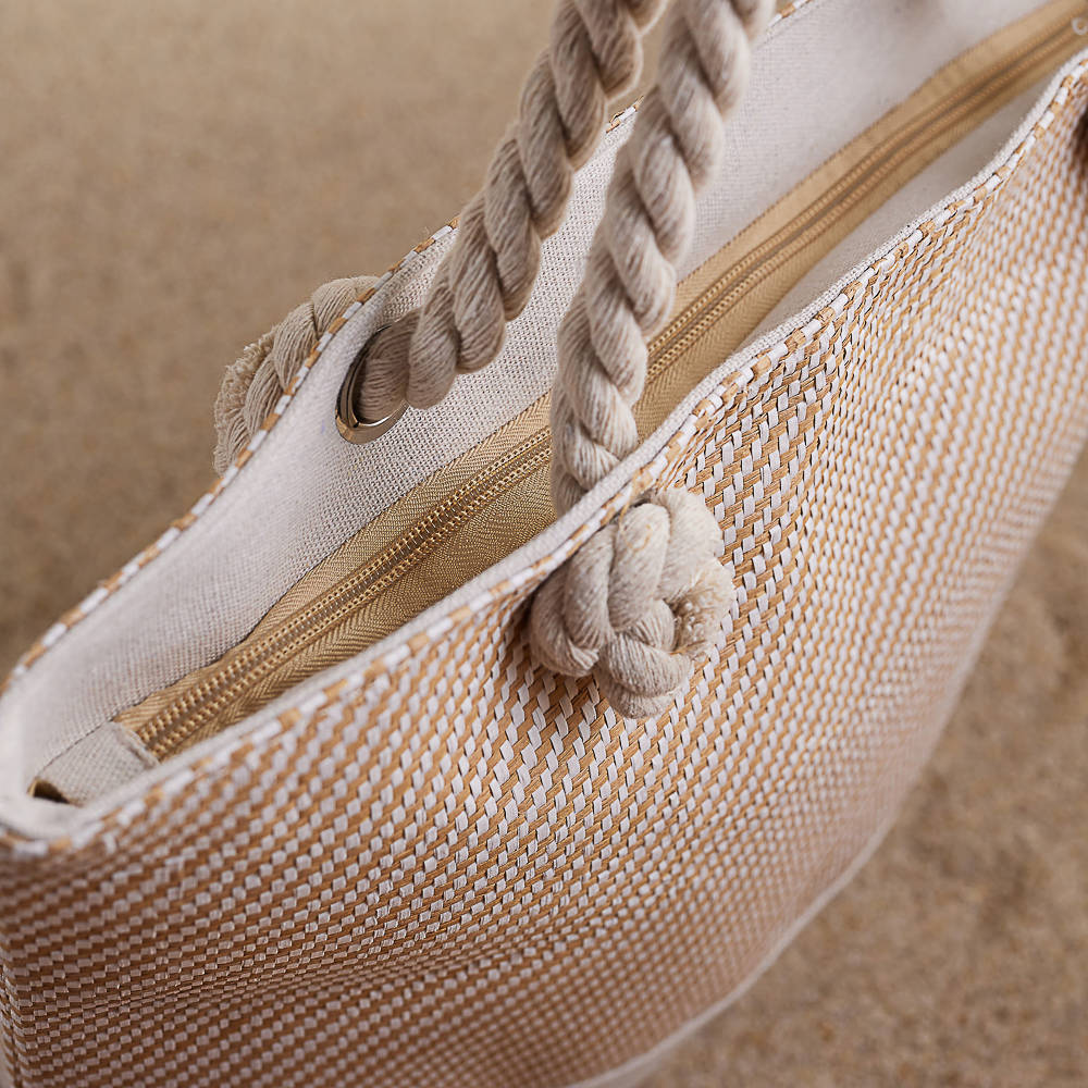 ЮL Сумка пляжная 44х33х11 см, 100% полиэстер, 3 цвета, арт.№ 337-048