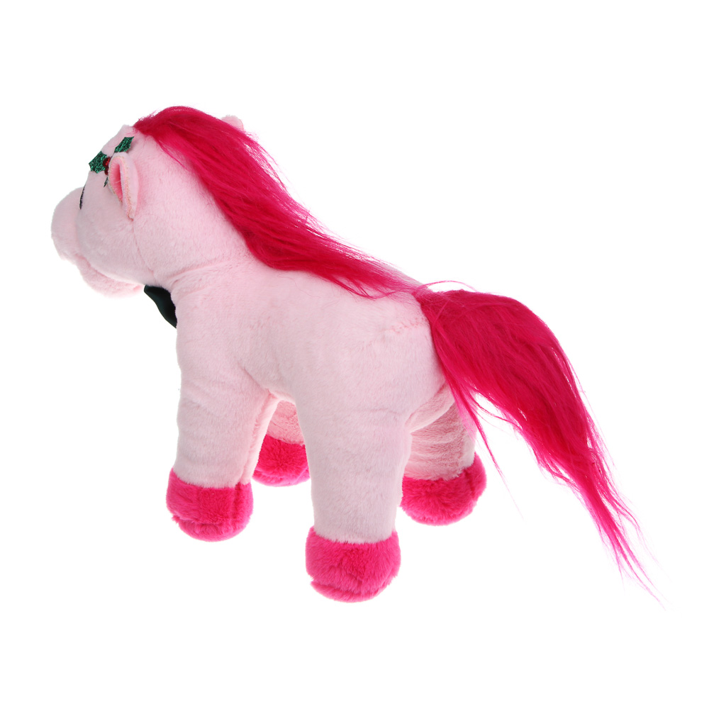 СНОУ БУМ Мягкий сувенир Лошадка 20x24x9 см, полиэстер, 4 дизайна, арт.№ 394-559