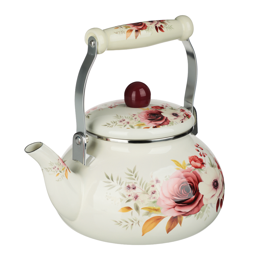 Чайник эмалированный VETTA Лаура, 2,5л, индукция, арт.№ 894-560