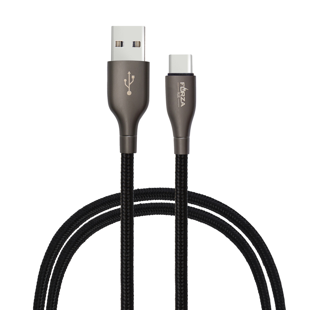 FORZA КИРЯ Кабель для зарядки, Керамика, TYPE-C, 1м, 3.0А, Быстрая зарядка QC3.0, коробка, арт.№ 931-364