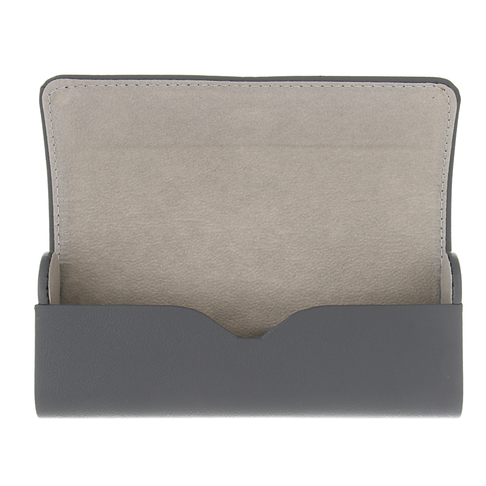 Футляр для очков полу-формованный на застежке тм ЮL Авентус, ПУ, 16х6,5х3см, 2 цвета, арт.№ 339-115