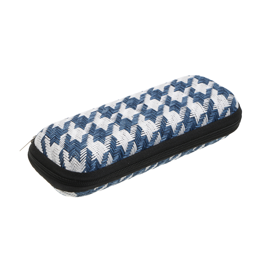Футляр для очков ЮL Килт, формованный на молнии тм, ЭВА, полиэстер, 16х5,5х4см, 3 цвета, арт.№ 339-116