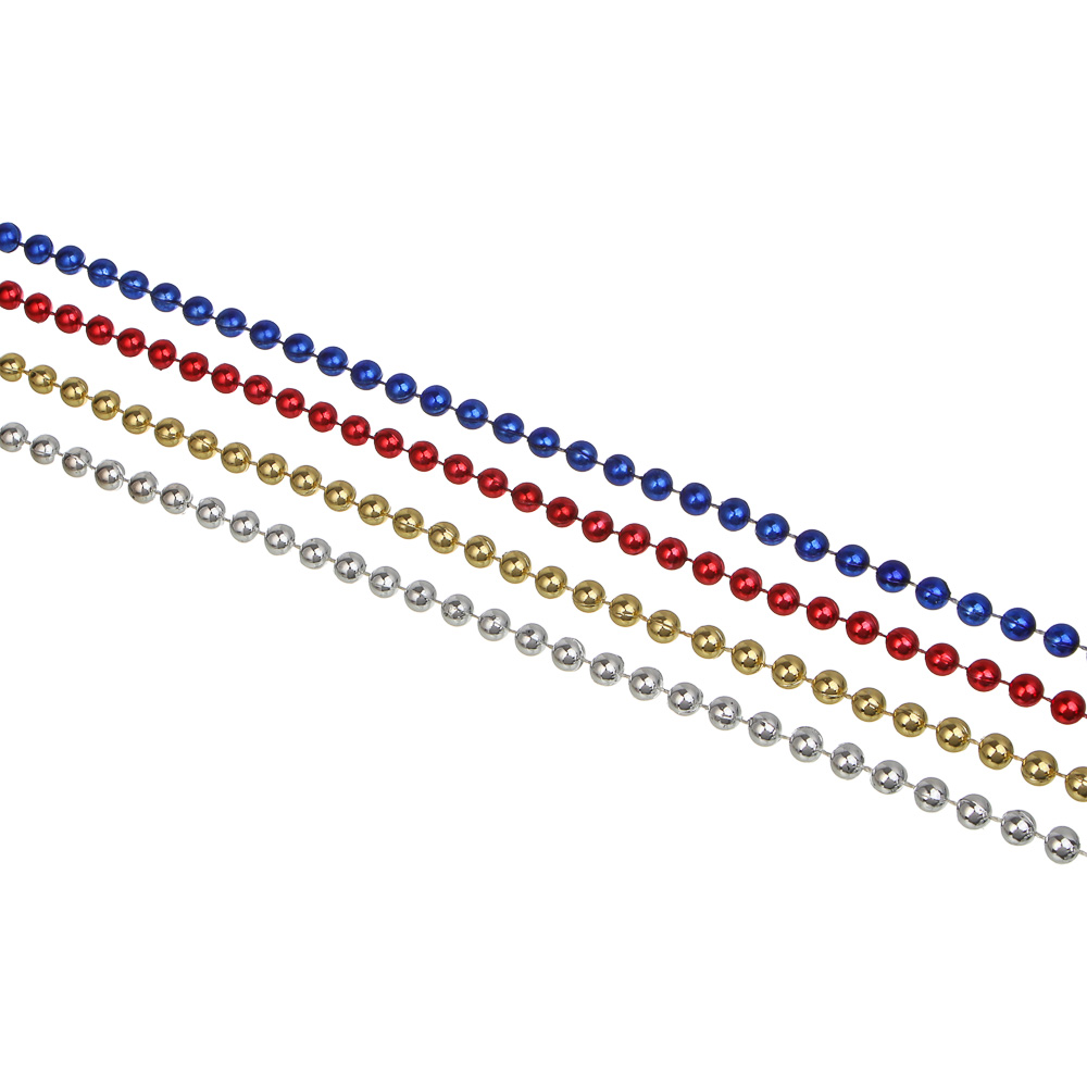 СНОУ БУМ Бусы 0,8x500 см, пластик, микс, 26-748, арт.№ 378-305