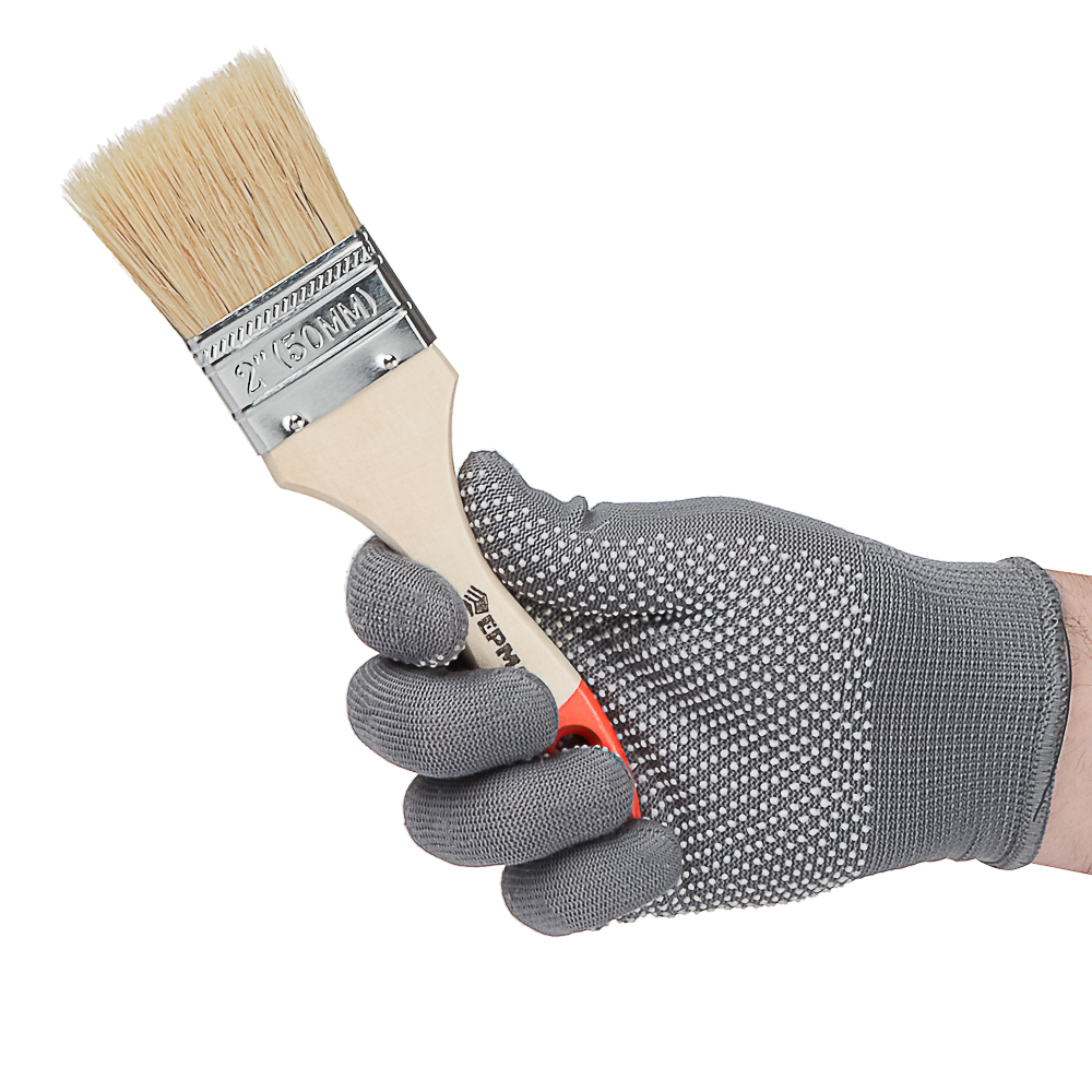 ЕРМАК Кисть малярная плоская "Стандарт" " нат. щетина 2" (50мм), арт.№ 682-011