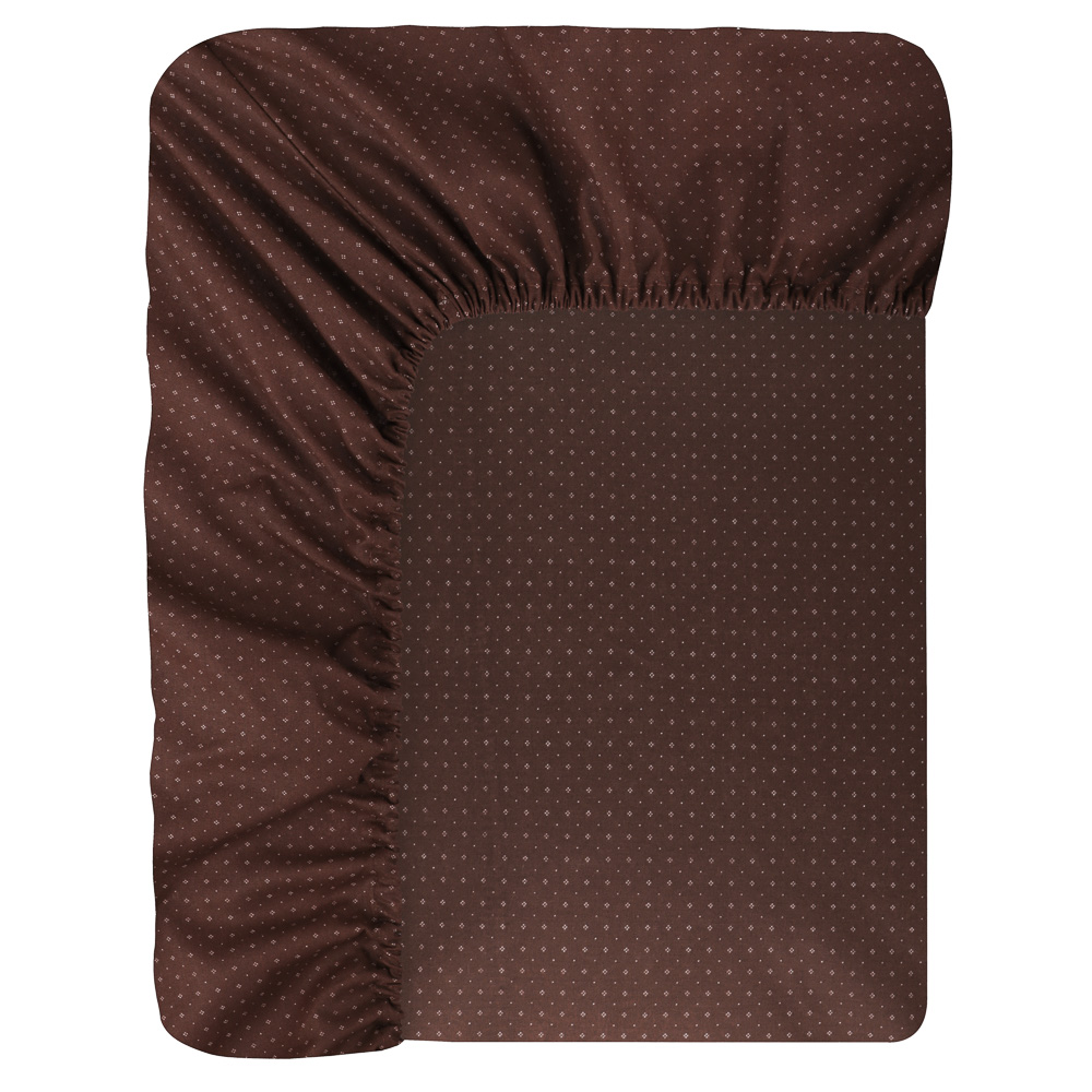 PROVANCE Мосс Простыня на резинке 160х200х20см, 100% хлопок, бязь, 2 дизайна, арт.№ 421-397