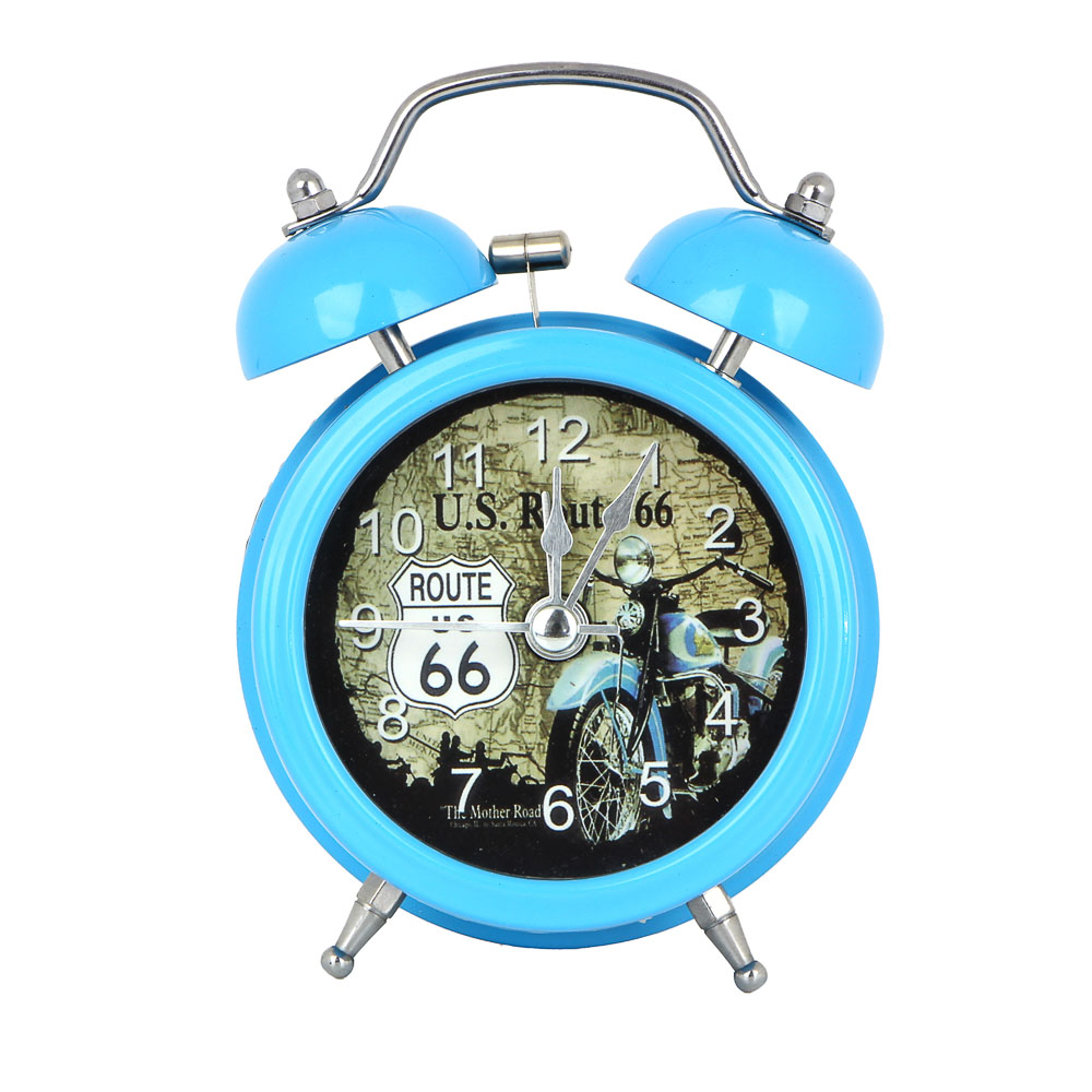 LADECOR CHRONO Будильник электронный, металл, стекло, 12х8,5х5,5см, 1хАА, 2 цвета, арт.№ 529-072