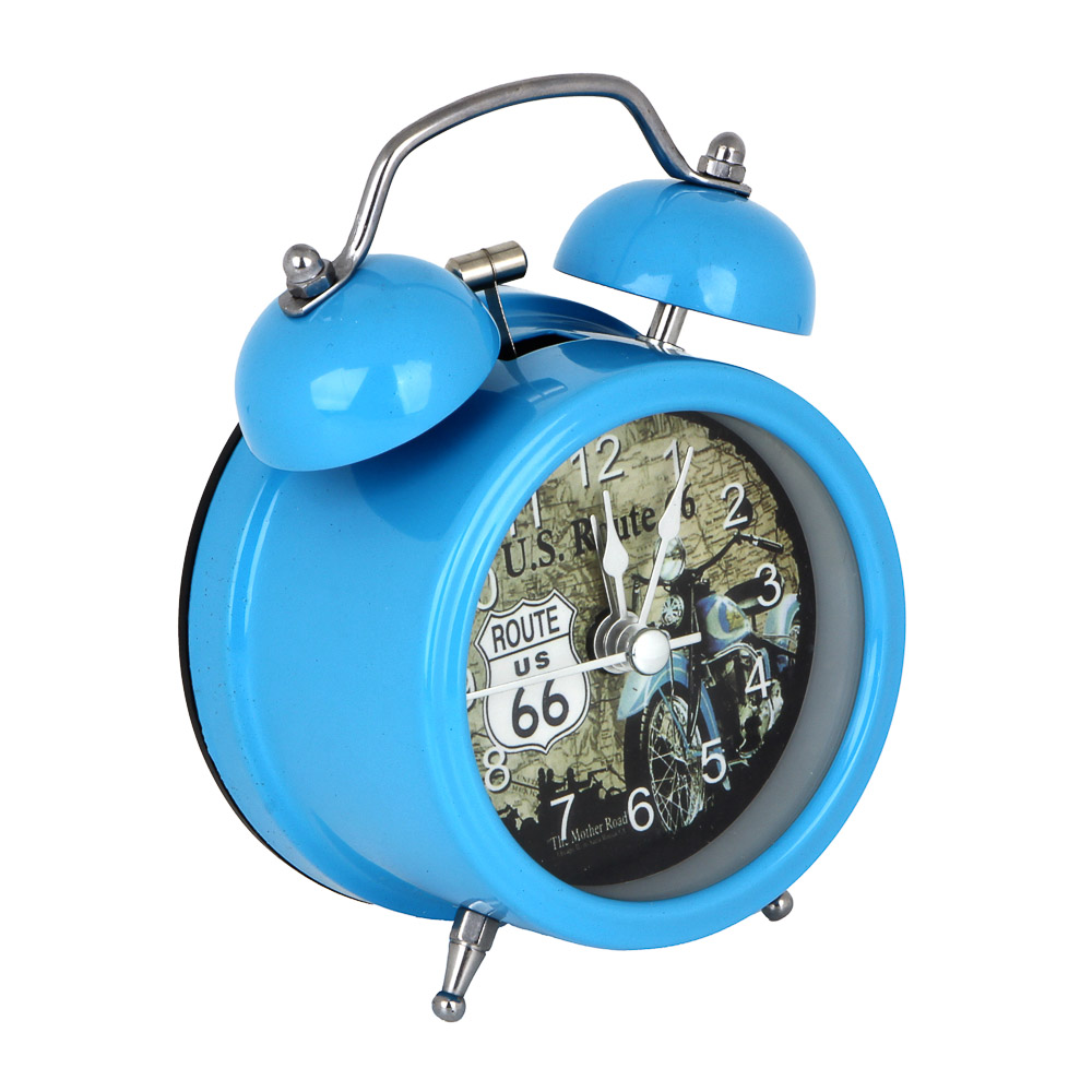 LADECOR CHRONO Будильник электронный, металл, стекло, 12х8,5х5,5см, 1хАА, 2 цвета, арт.№ 529-072