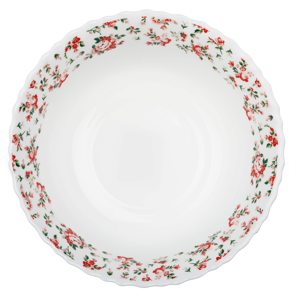 MILLIMI Майя Салатник опаловое стекло 23см, 17217, арт.№ 818-804