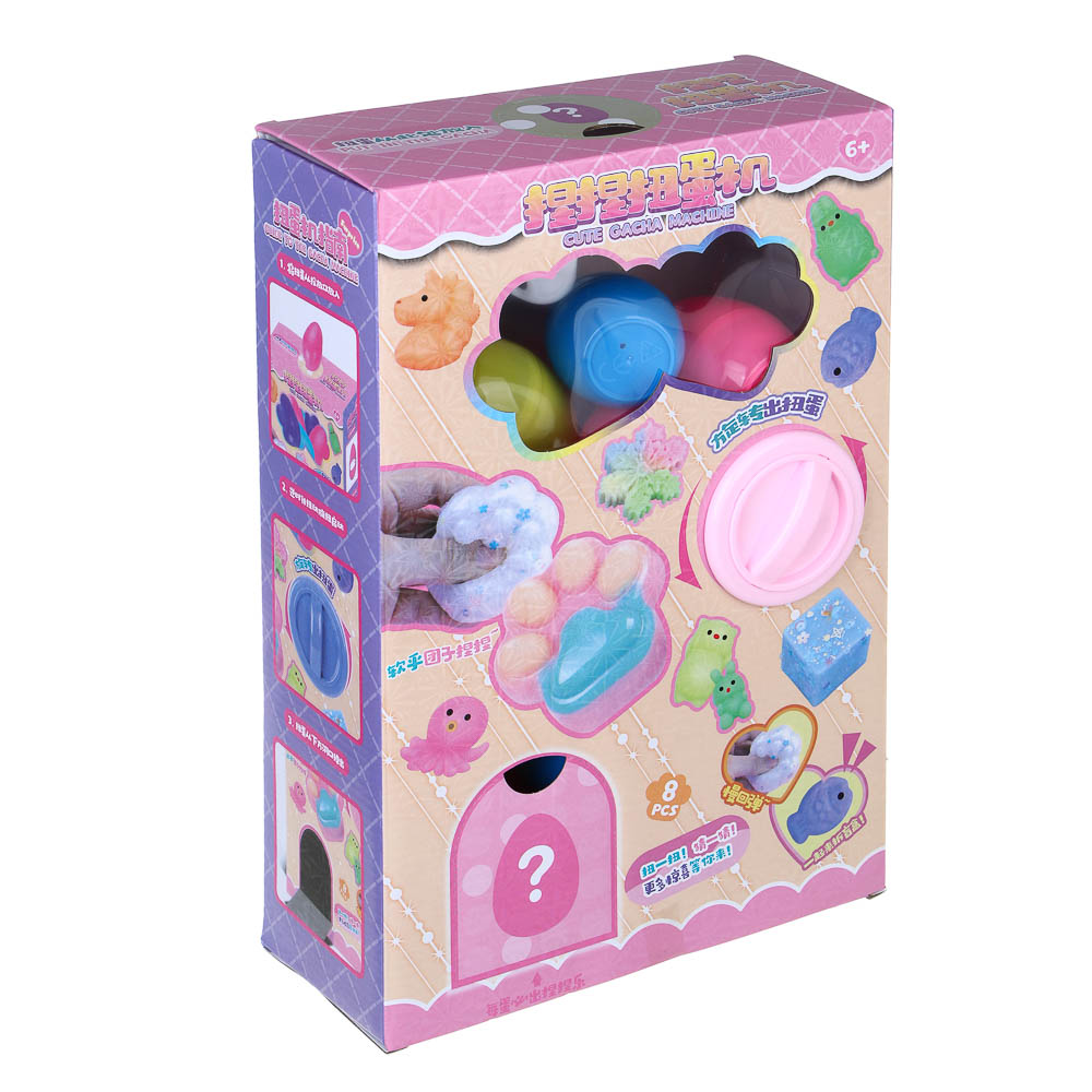 Игрушка сюрприз "Мялки в яйцах", 8 штук, 37,5х10,5х24,5см, TPR, PVC, арт.№ 274-283