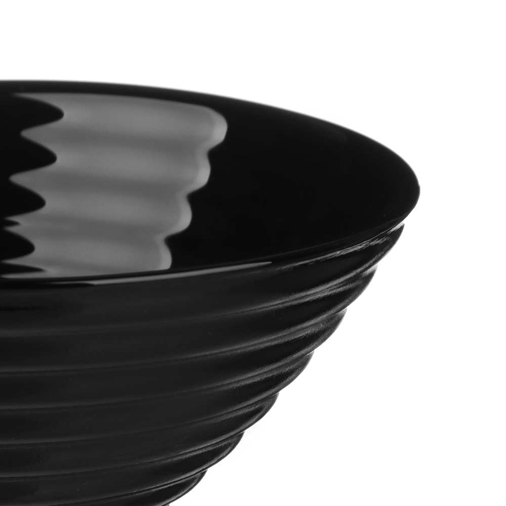 MILLIMI Бароло Салатник 12,7см черный опаловое стекло, арт.№ 818-379