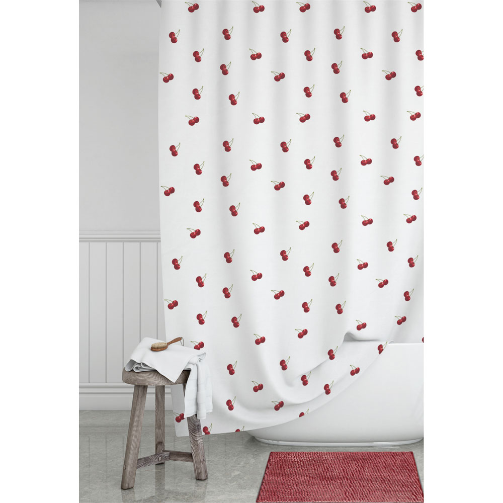 Штора для ванной тм VETTA Черри, полиэстер, 180*180см, арт.№ 461-683