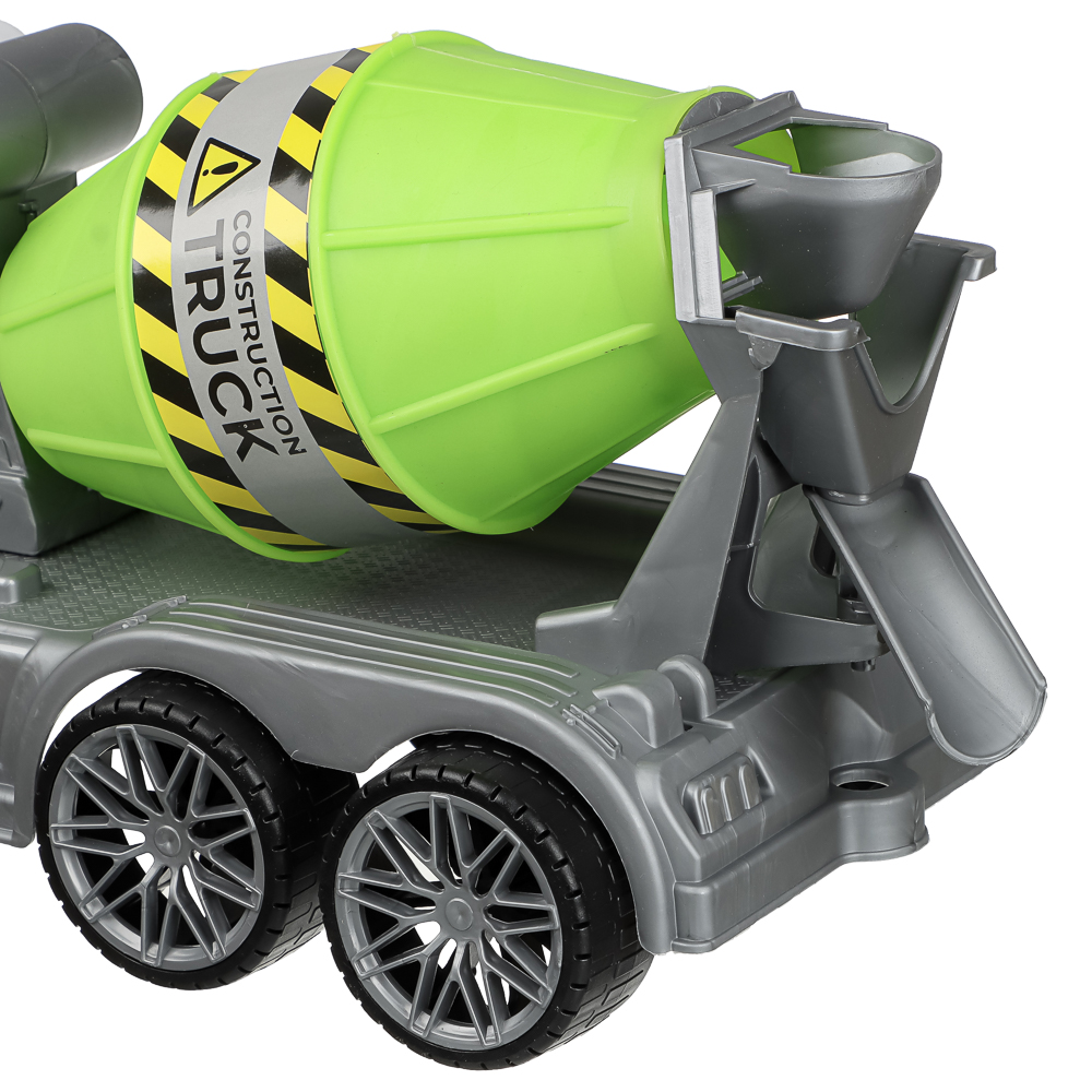 Бетономешалка игрушечная тм ИГРОЛЕНД, пластик, 43х19х18 см, для детей 3+, арт.№ 292-499