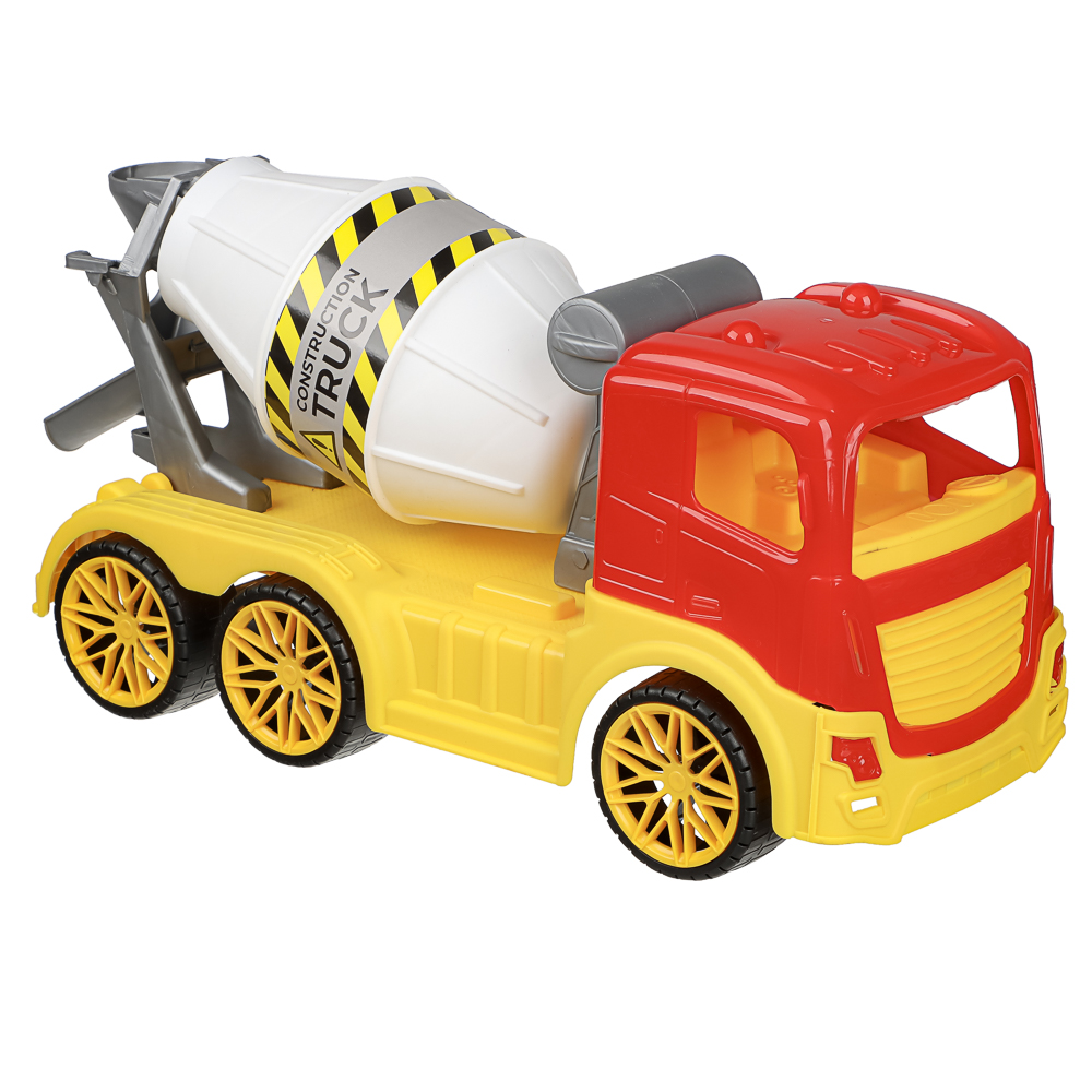 Бетономешалка игрушечная тм ИГРОЛЕНД, пластик, 43х19х18 см, для детей 3+, арт.№ 292-499
