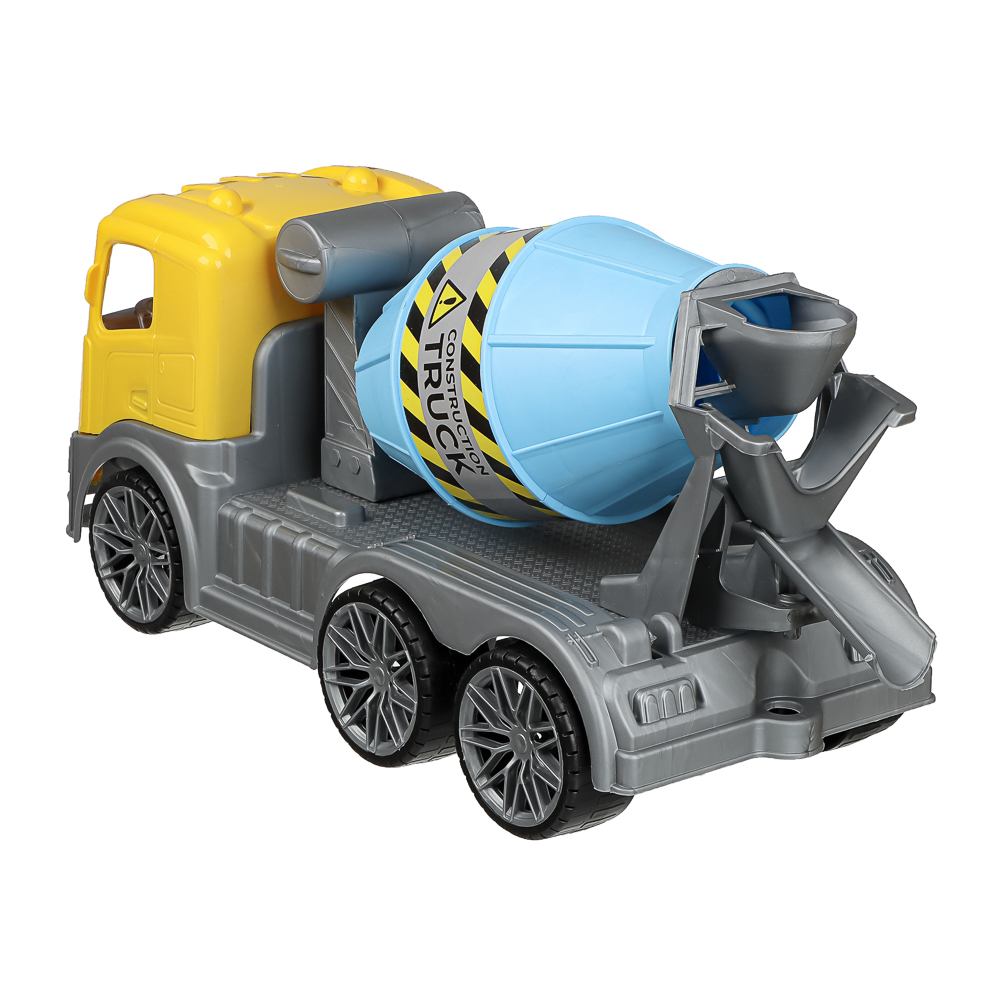 Бетономешалка игрушечная тм ИГРОЛЕНД, пластик, 43х19х18 см, для детей 3+, арт.№ 292-499