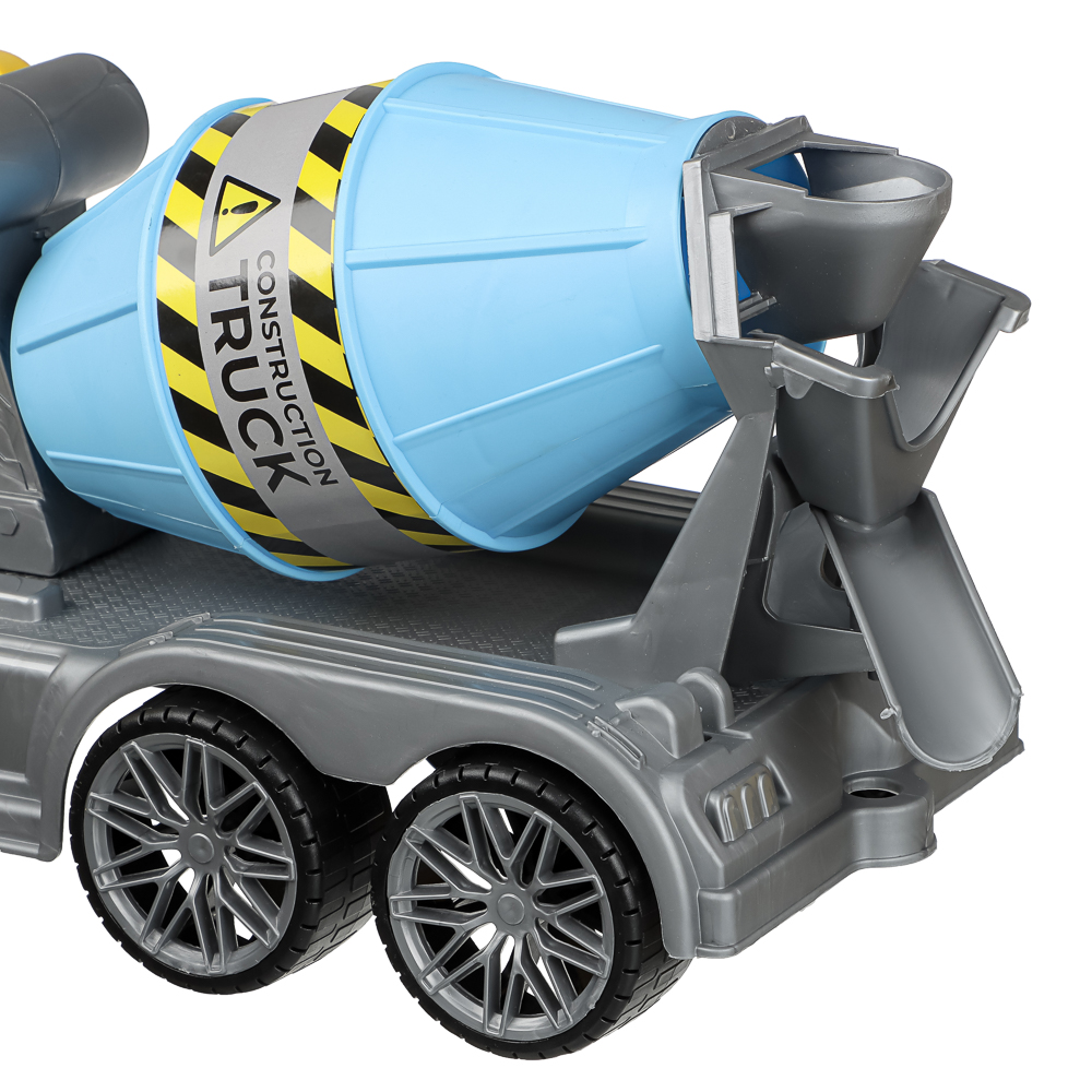 Бетономешалка игрушечная тм ИГРОЛЕНД, пластик, 43х19х18 см, для детей 3+, арт.№ 292-499