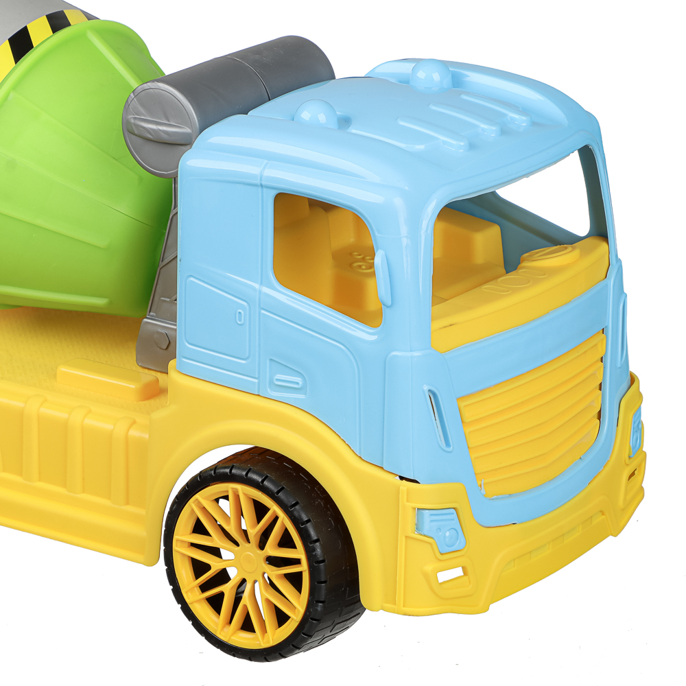 Бетономешалка игрушечная тм ИГРОЛЕНД, пластик, 43х19х18 см, для детей 3+, арт.№ 292-499