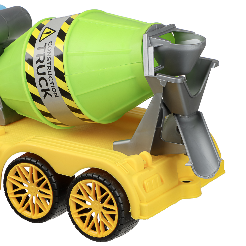 Бетономешалка игрушечная тм ИГРОЛЕНД, пластик, 43х19х18 см, для детей 3+, арт.№ 292-499