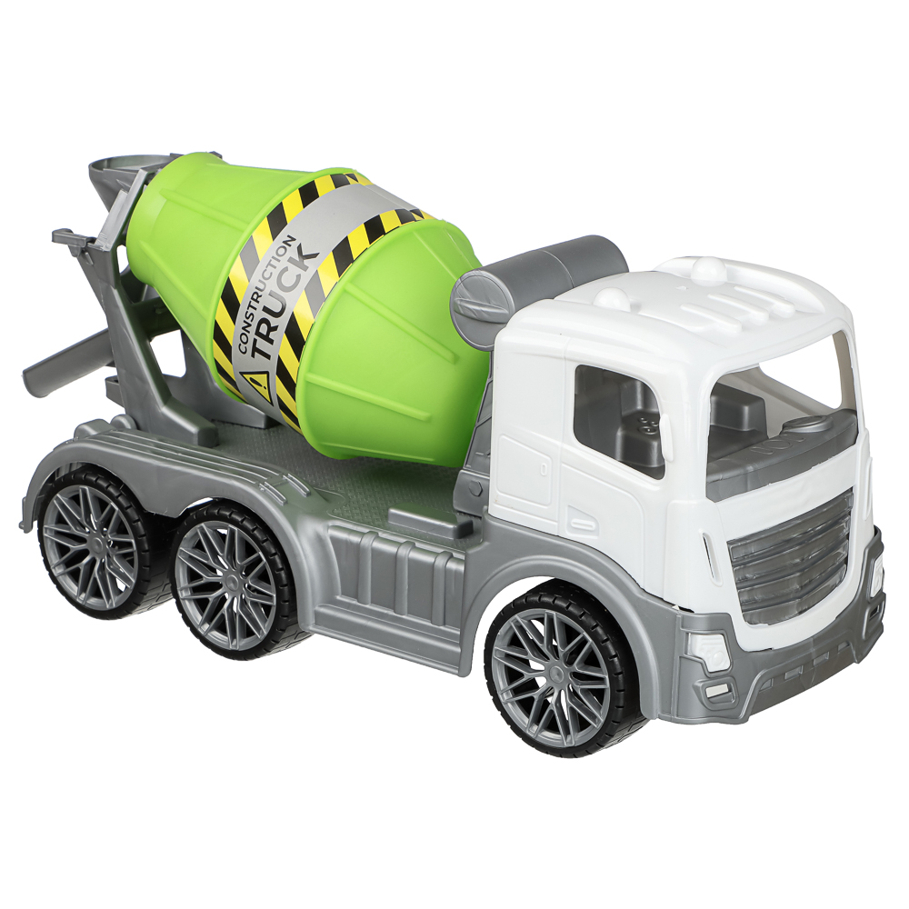 Бетономешалка игрушечная тм ИГРОЛЕНД, пластик, 43х19х18 см, для детей 3+, арт.№ 292-499