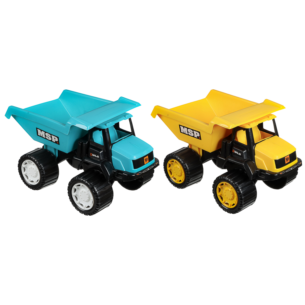 Самосвал игрушечный тм ИГРОЛЕНД, пластик, 35х23х20 см, 2 дизайна, для детей 3+, арт.№ 292-500