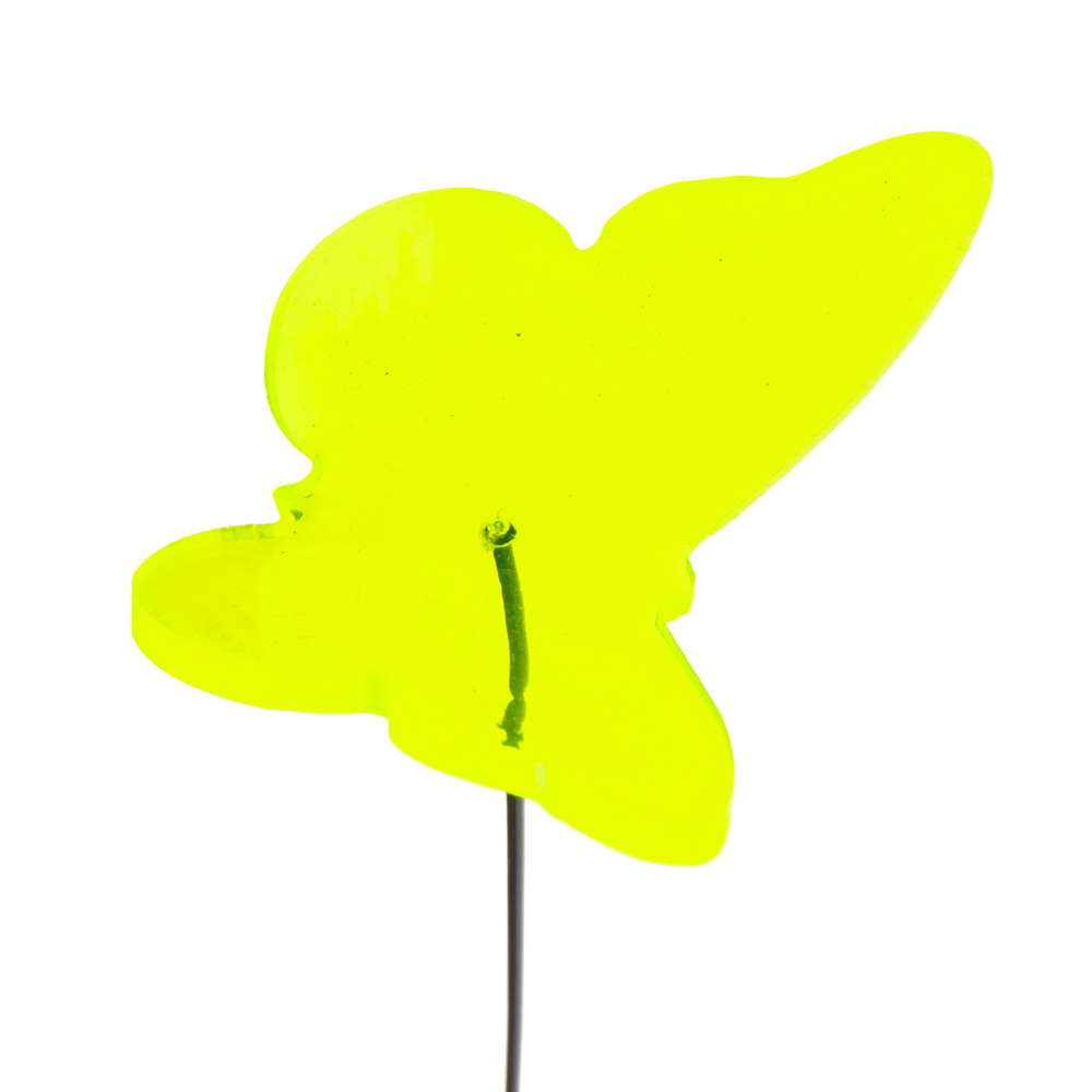 INBLOOM Фигурка декоративная на стержне Бабочка 5,5x5,5x50см, акрил, металл, арт.№ 153-014