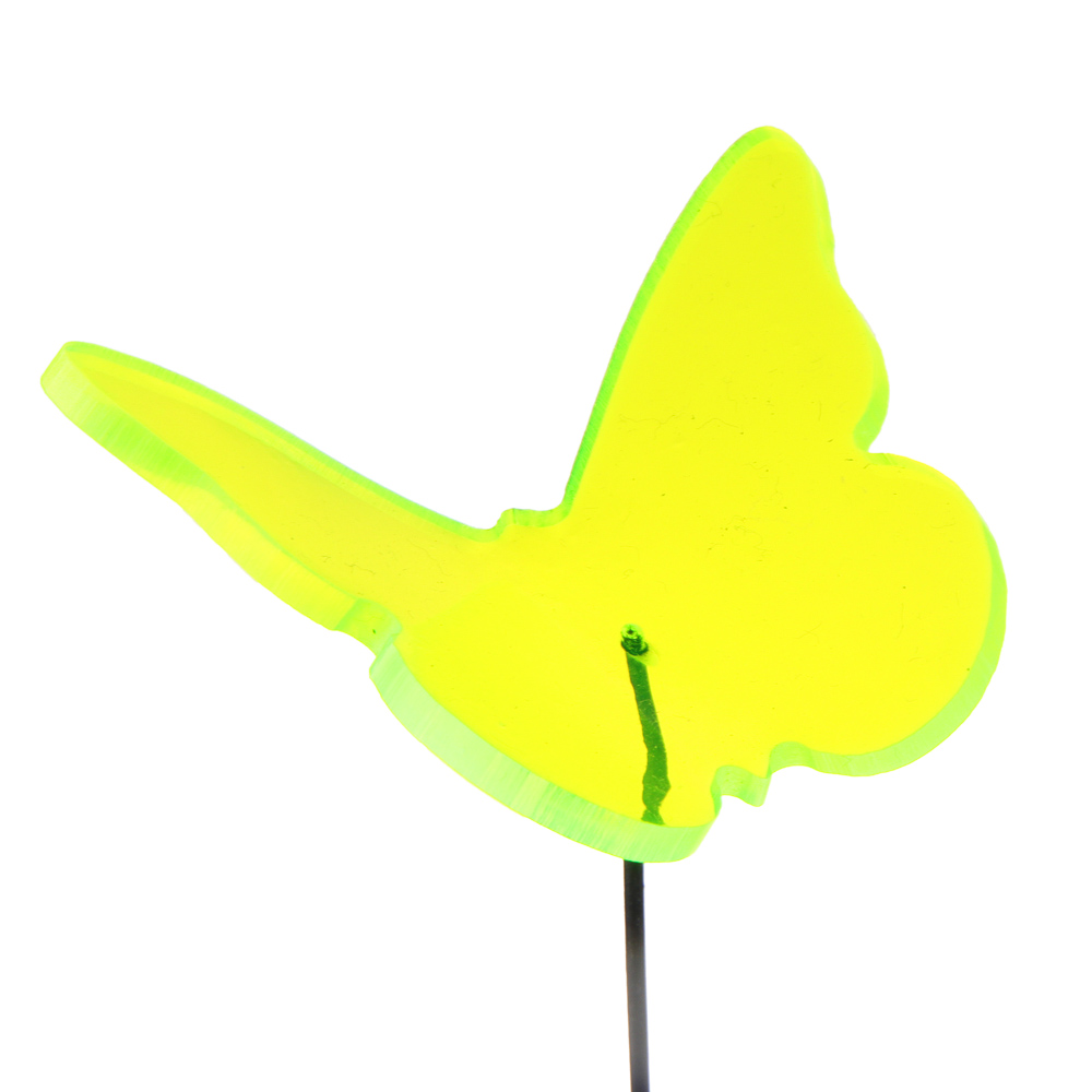 INBLOOM Фигурка декоративная на стержне Бабочка 5,5x5,5x50см, акрил, металл, арт.№ 153-014