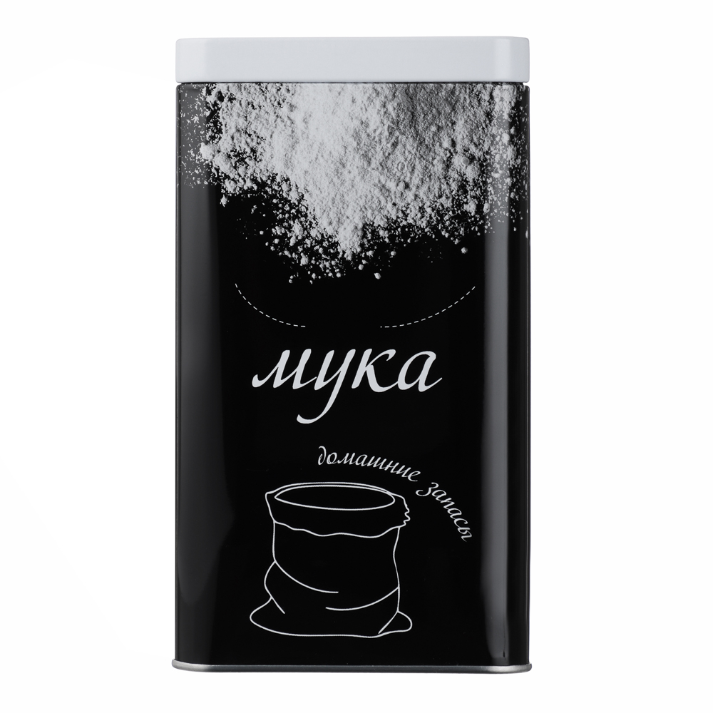 Банка для муки 17x10x10см, жесть, -368, арт.№ 828-368