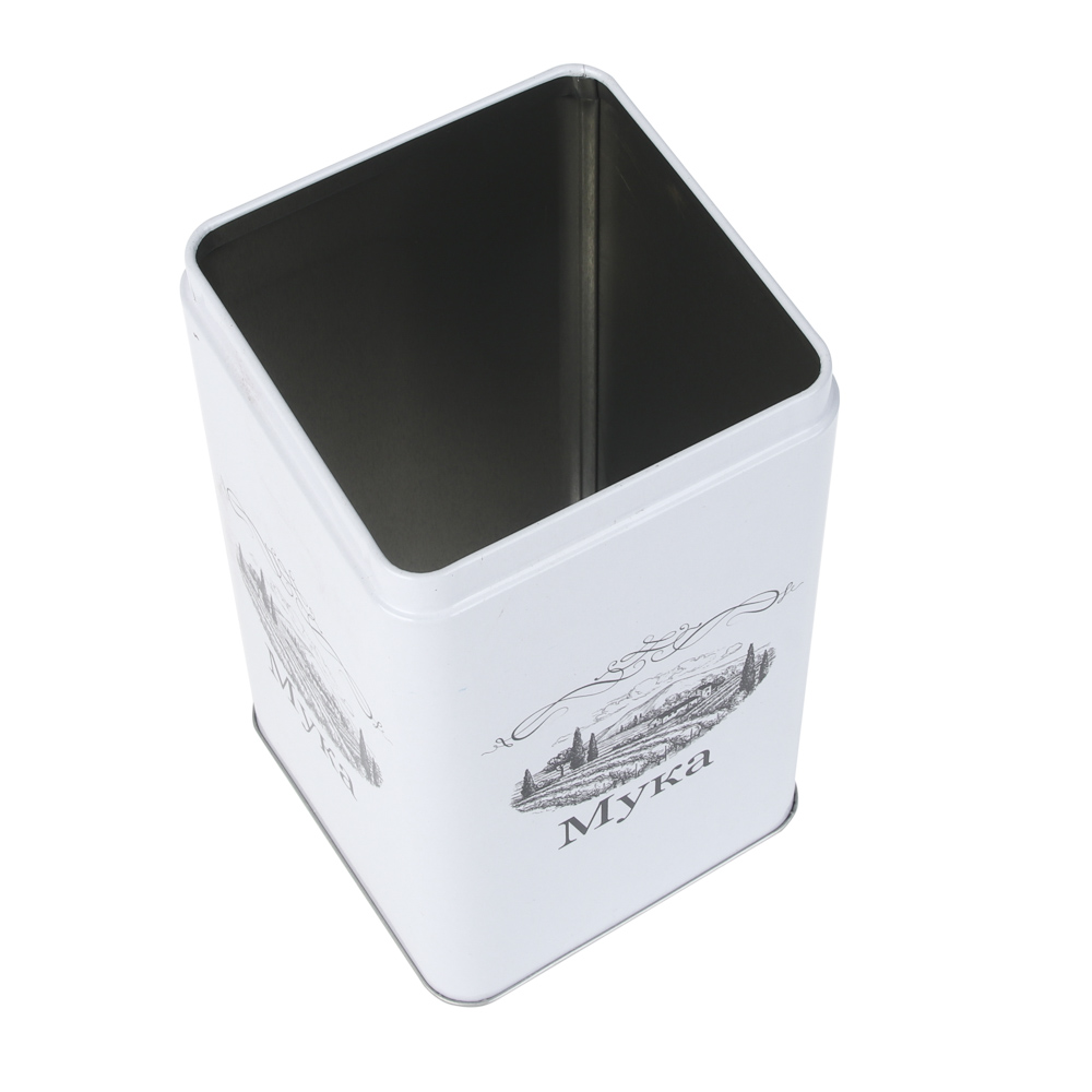 Банка для муки 17x10x10см, жесть, -368, арт.№ 828-368