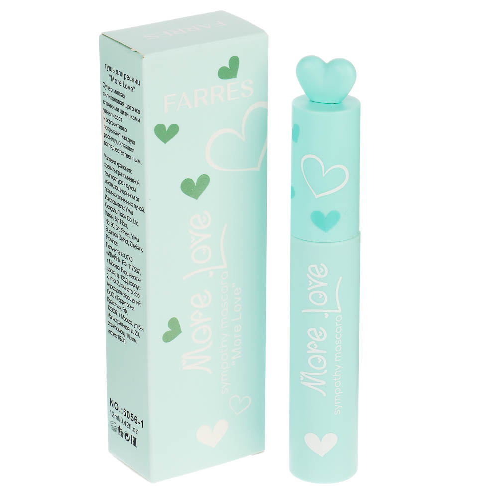 Тушь для ресниц More Love, тм Farres, 12 мл, арт.№ 330-611