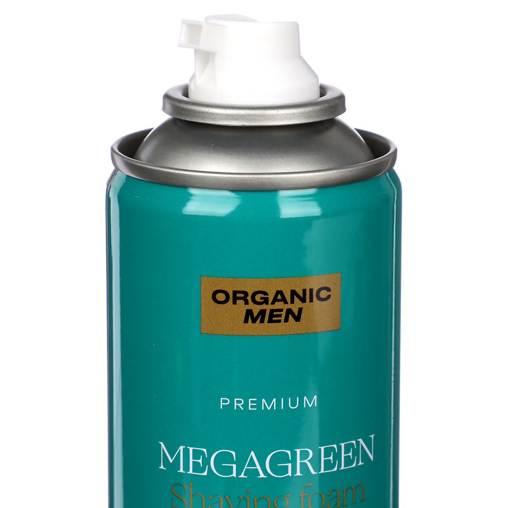 Пена для бритья Organic Men MegaGreen для чувствительной кожи, 200 мл, арт.№ 949-031