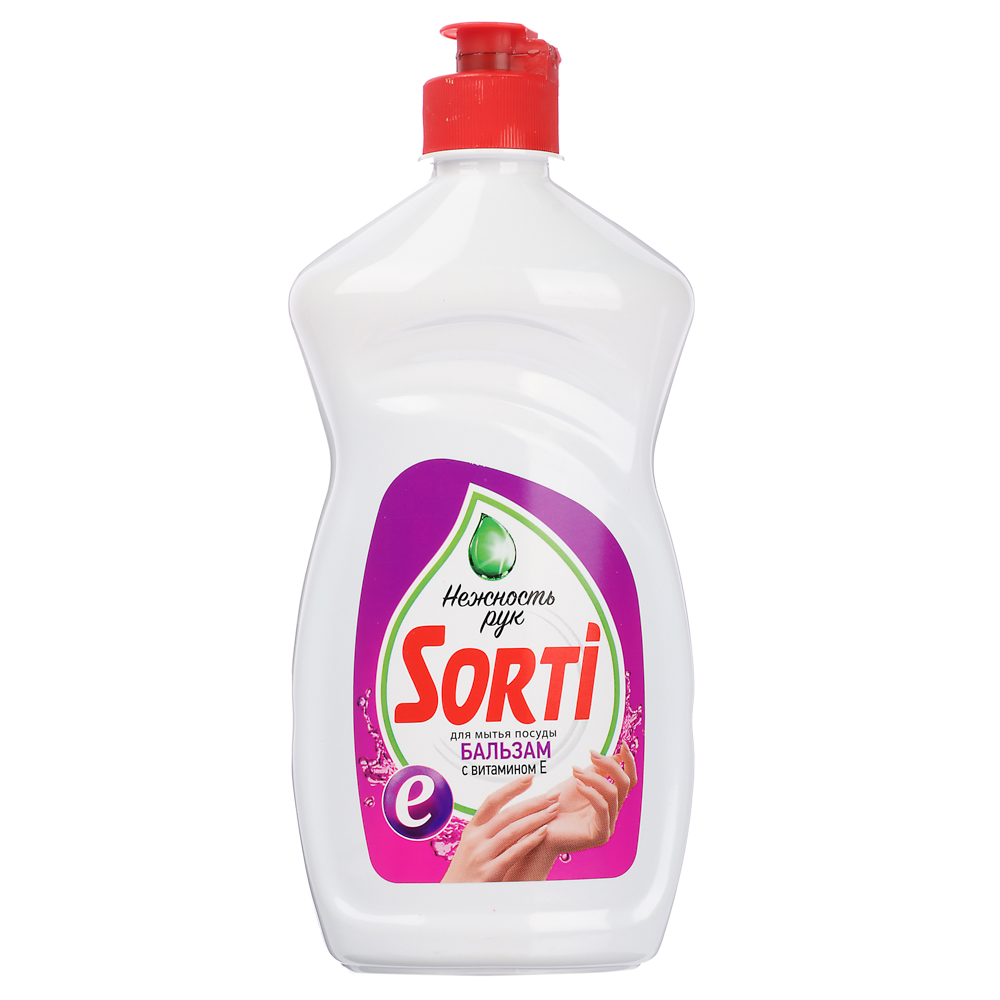 Средство для мытья посуды SORTi Бальзам Алоэ вера/Ромашка/Лимон, п/б, 450г, арт.№ 992-043