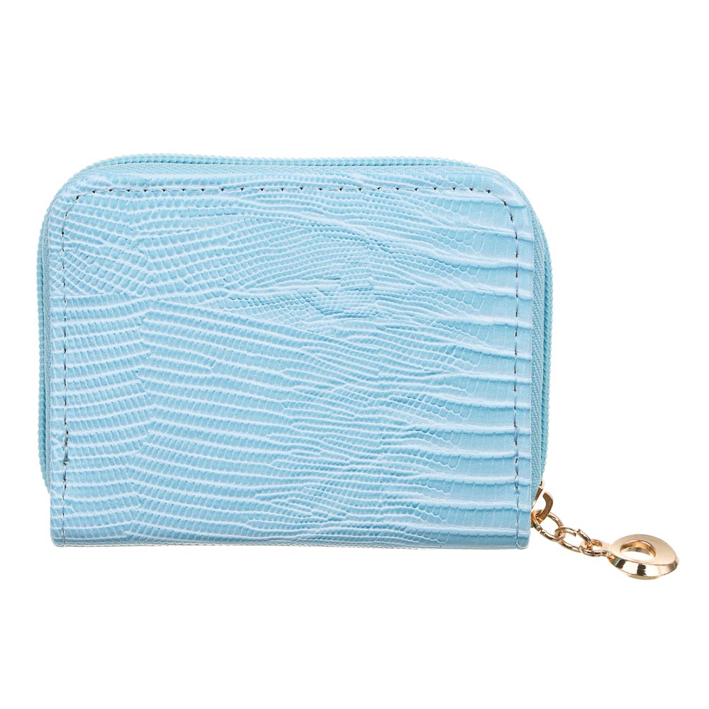 ЮL Версиамо Кошелек женский для карт, купюр и монет на молнии, ПУ, 10,5х8х2см, 3 цвета, арт.№ 303-053