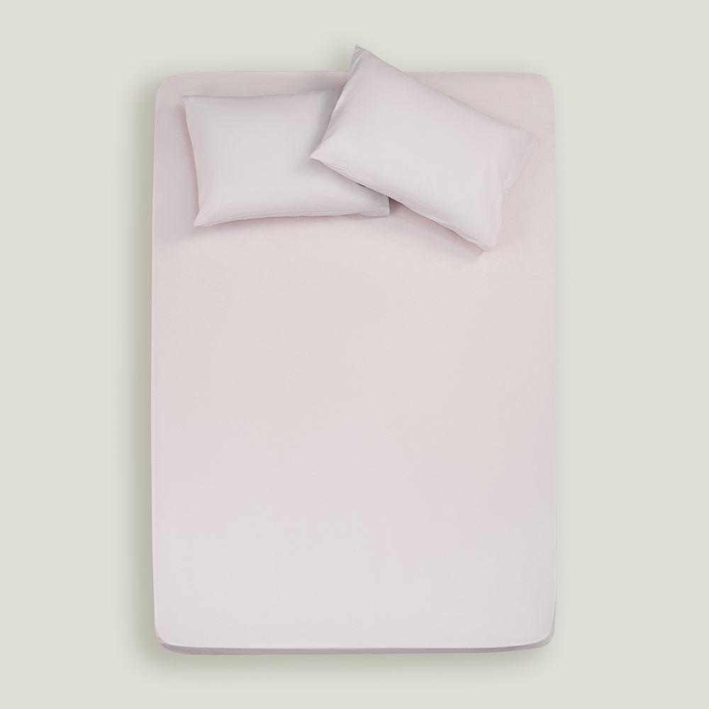 PROVANCE Фрэя Простыня на резинке 200х200х20см, 100% хлопок, поплин, серый, арт.№ 432-273