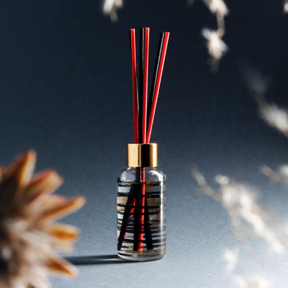 LADECOR Аромадиффузор с двух цветными палочками, 50 мл, 2 аромата, арт.№ 412-077