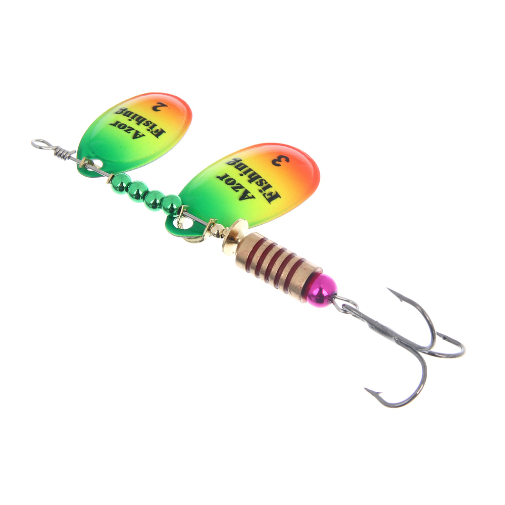 Блесна вращающаяся "Тандем" тм AZOR FISHING, 2 лепестка, 12гр., 5 цветов, арт.№ 145-132